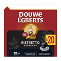 Douwe EGBERTS Espresso Ristretto Coffee Cups Value Pack 20 pieces