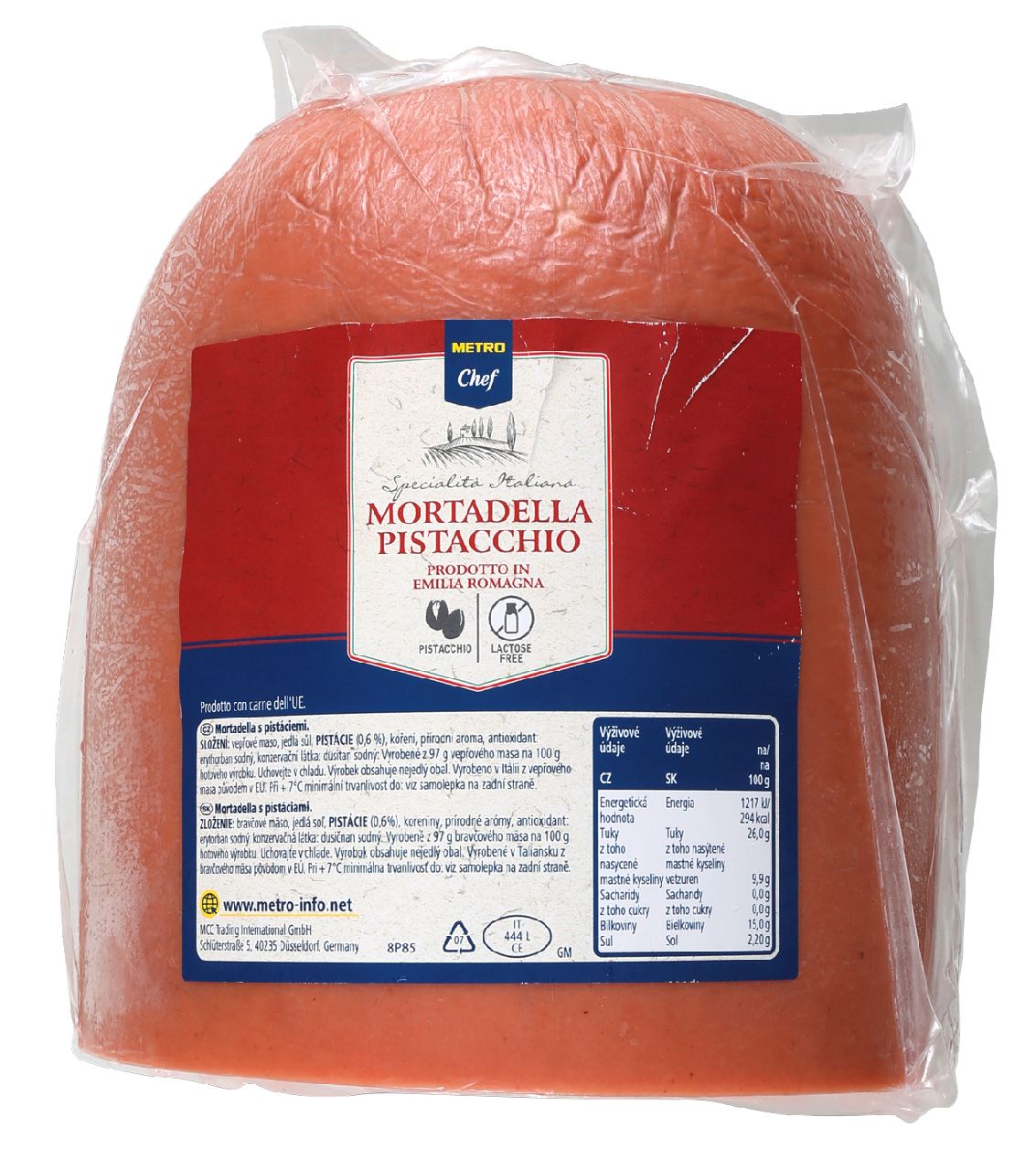 Mortadella pistachio approx. 2.5 kg