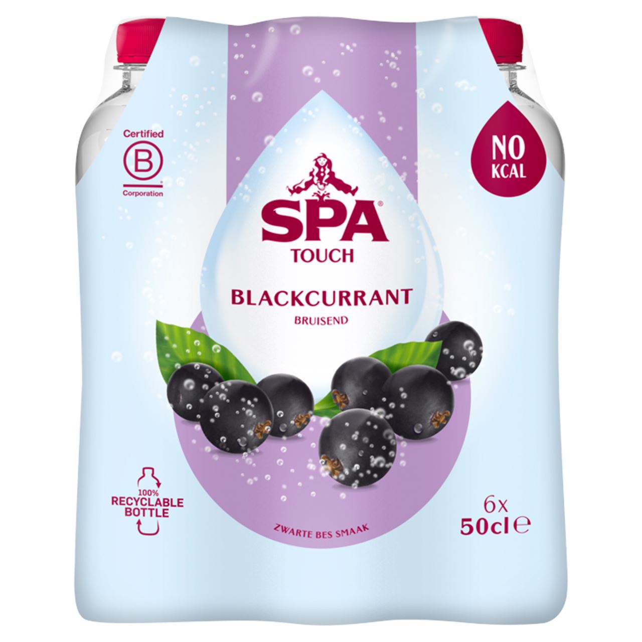 SPA Touch Sparkling Blackcurrant 6 x 50 cl