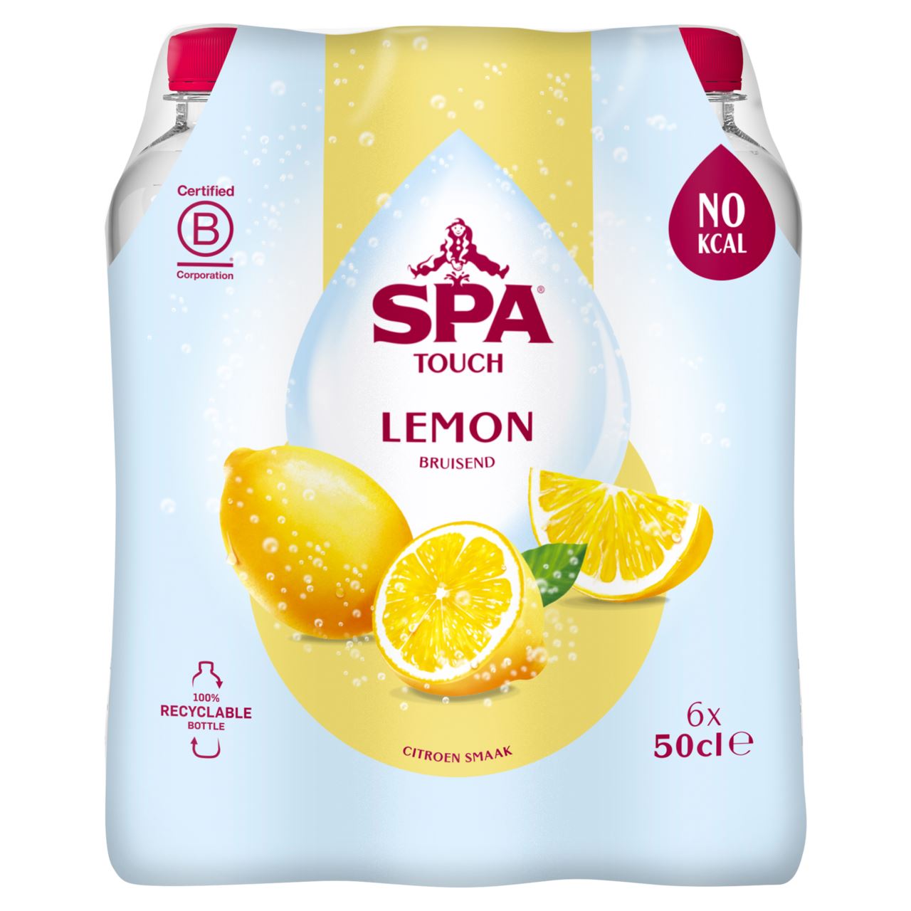 SPA Touch Sparkling Lemon 6 x 50 cl