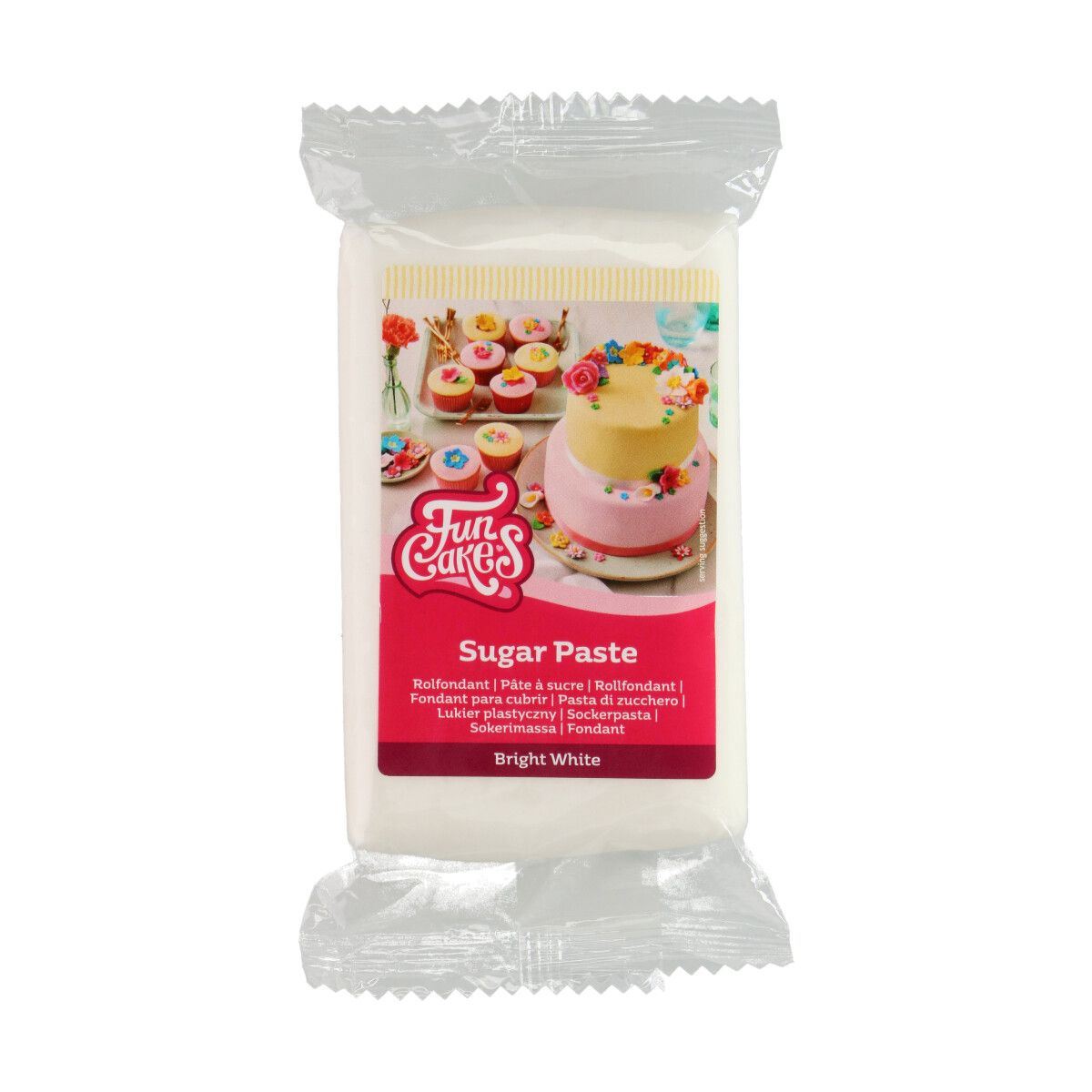 FunCakes Rolled Fondant Bright White 252 g