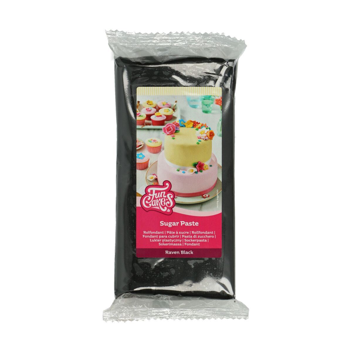 FunCakes Rolled Fondant Black 1 kg