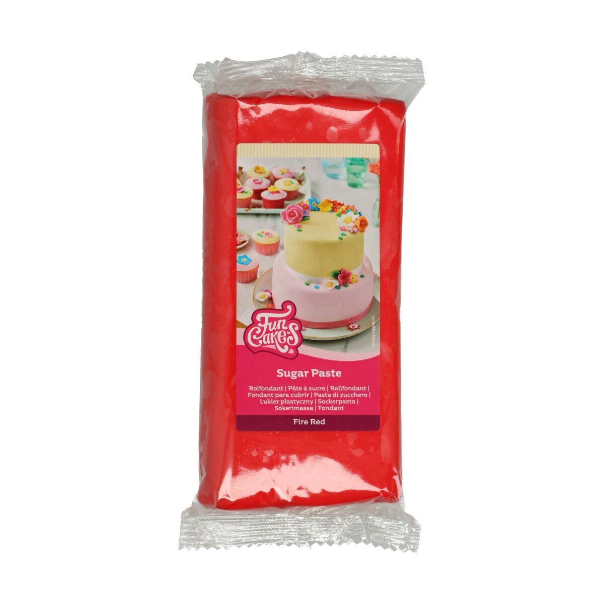 FunCakes Rolled Fondant Red 1 kg