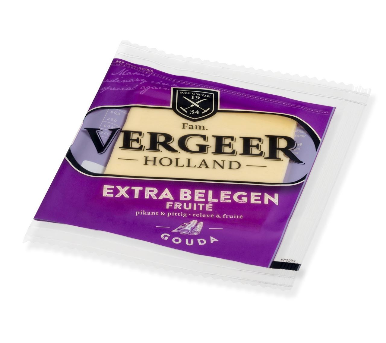 Vergeer 2 slices of Gouda extra matured 30 g