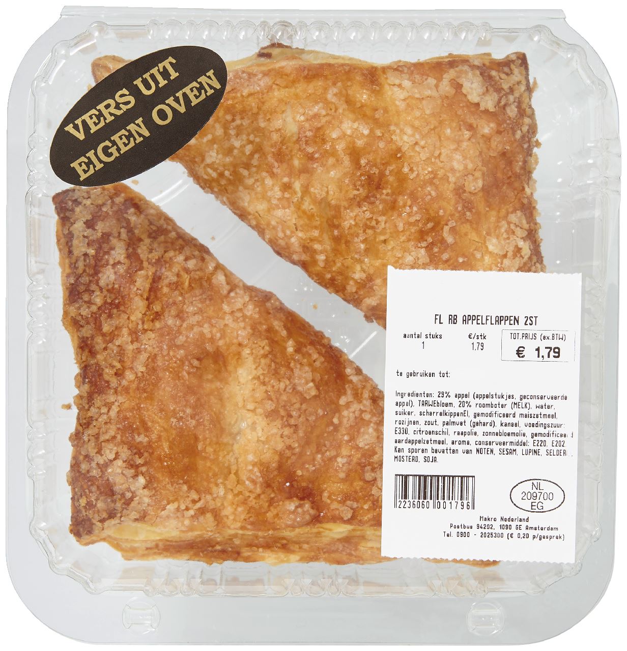 Fine Life Butter apple turnover 260 g 2 pieces
