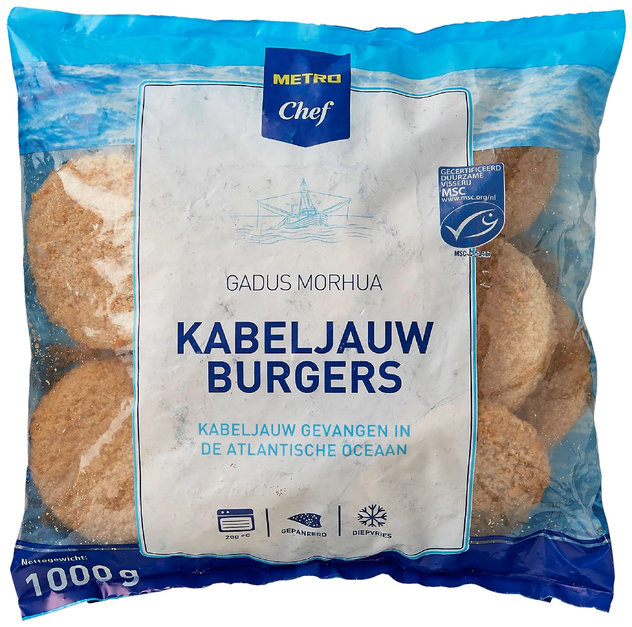 MSC cod burger 1 kg
