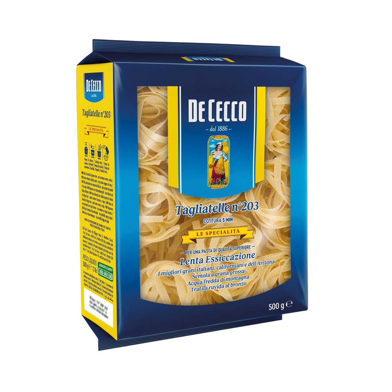 DE CECCO Tagliatelle Semola n° 203 500 g