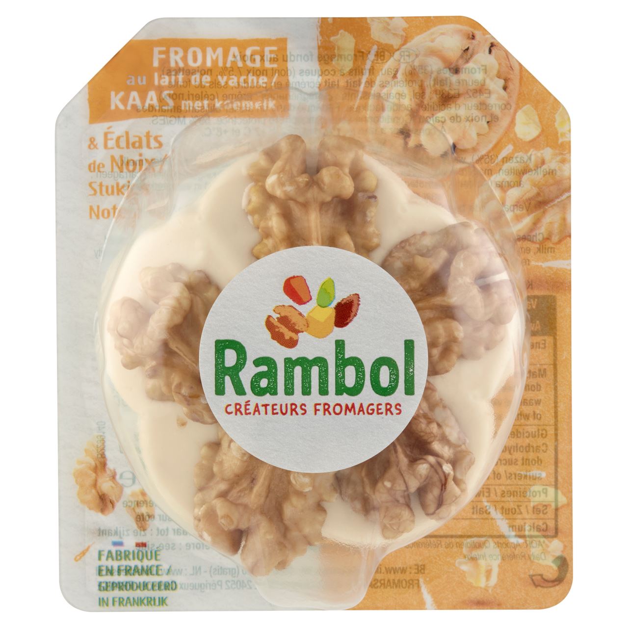 Rambol Processed Cheese with Nuts 125 g