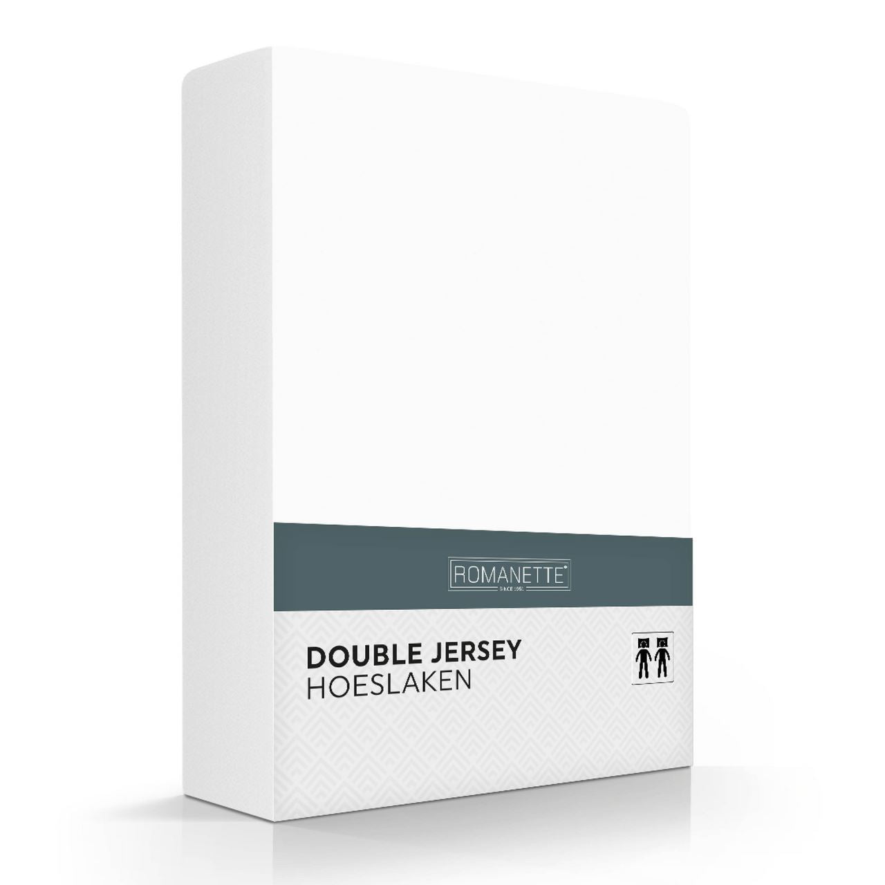 Romanette Fitted Sheet Dub Jer 2P Wt