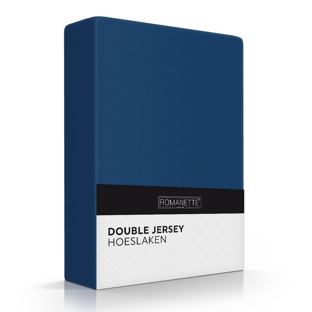 Romanette Fitted Sheet Dub Jer Lt Marine