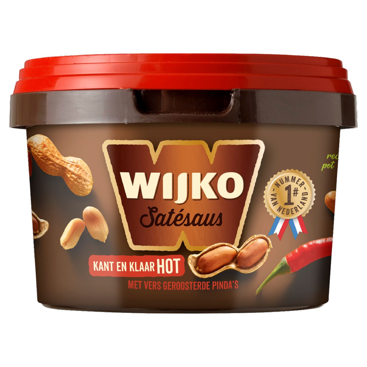 Wijko Satay Sauce Ready-to-use Hot 520 g Bucket