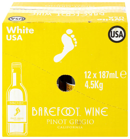 Barefoot Pinot Grigio 12 x 18.75 cl 12%
