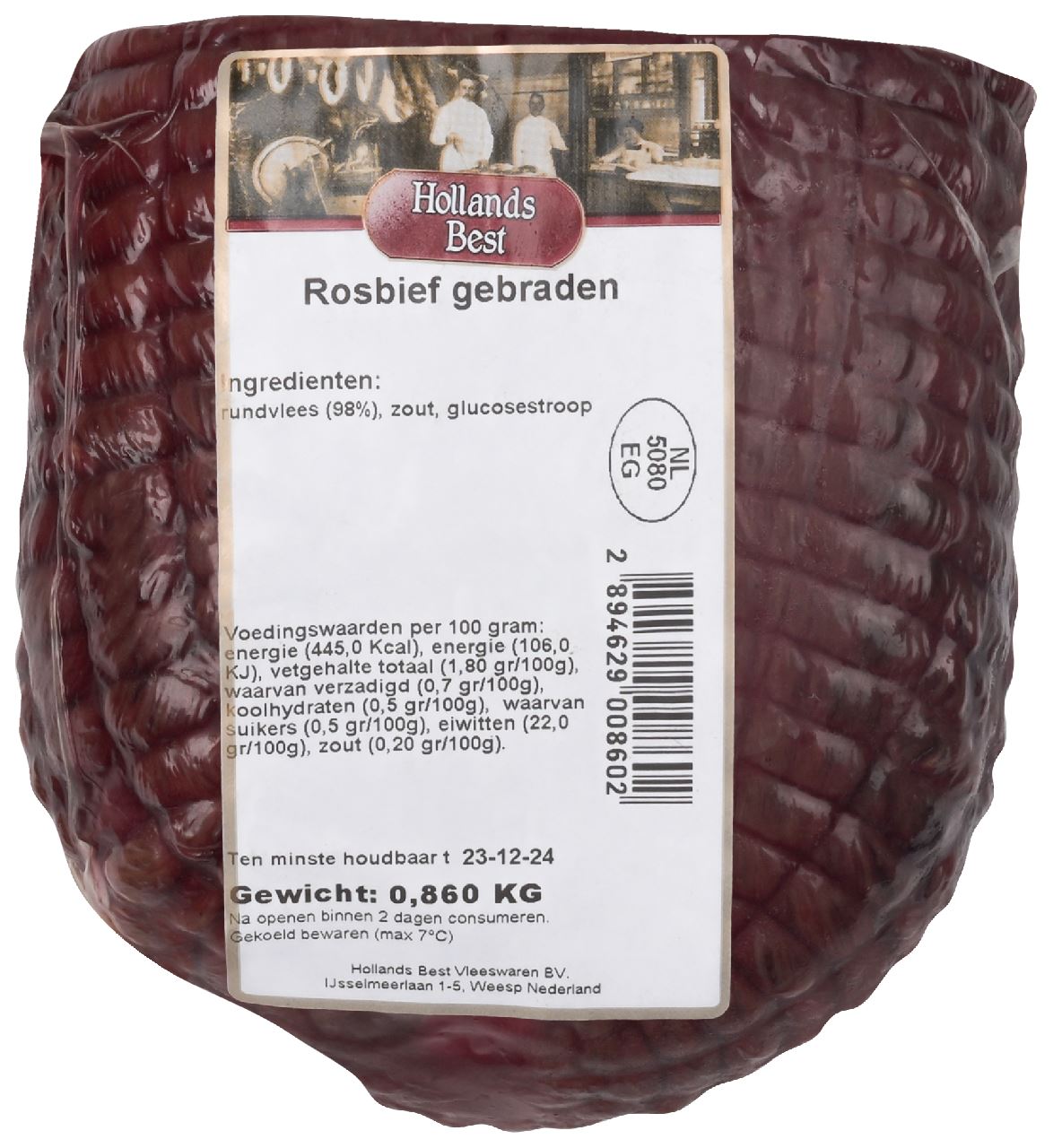 Hollands Best Roast beef topside approx. 1 kg