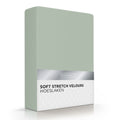 Romanette Fitted Sheet Velours 1P Sage