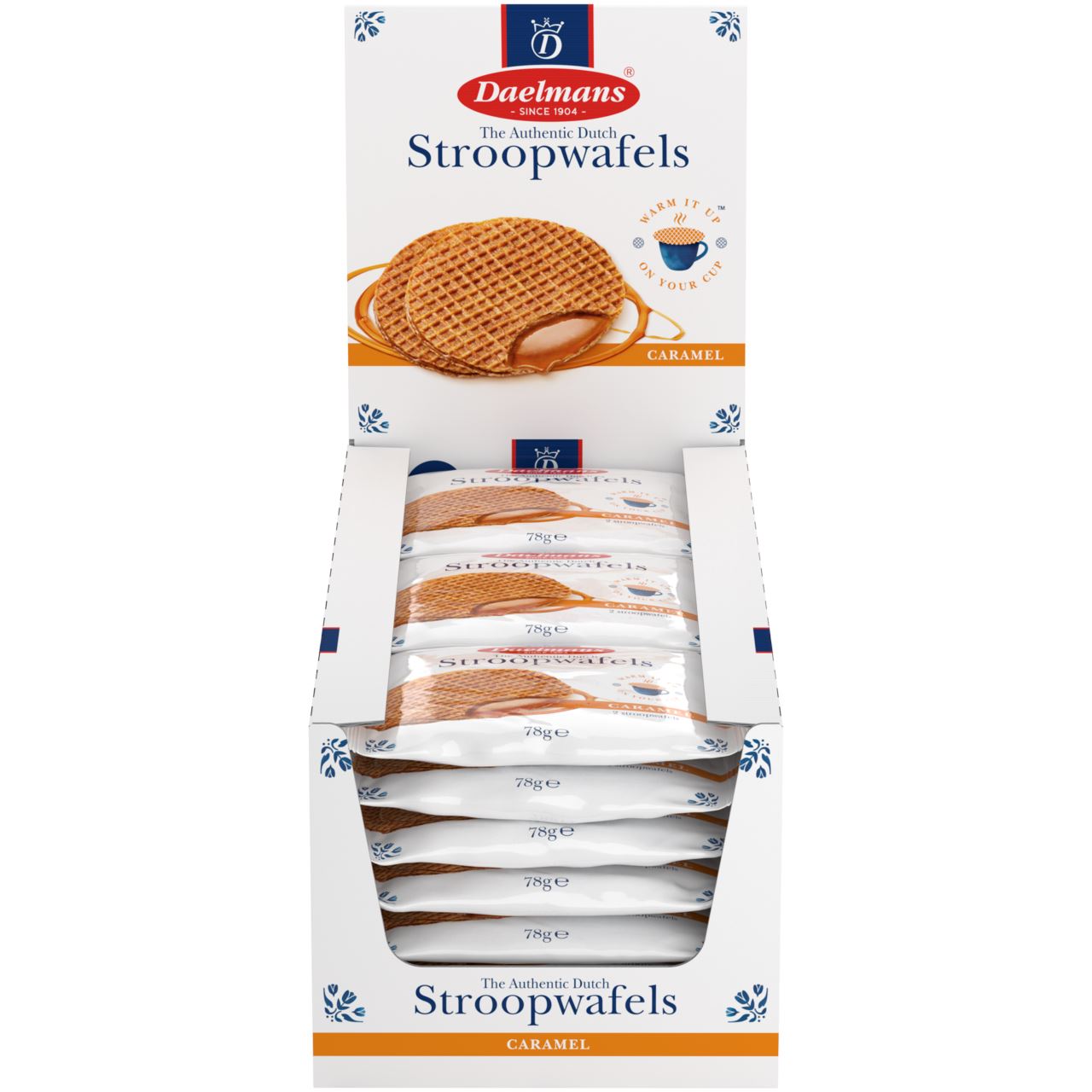 Daelmans Jumbo Stroopwafels 18 x 2 pieces 78 g