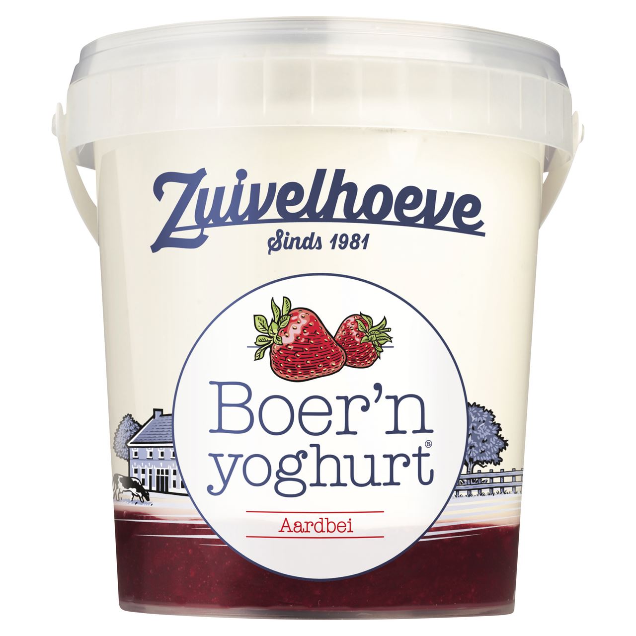 Zuivelhoeve Boern Yoghurt Strawberry 750 g