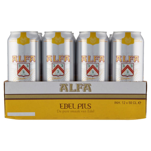 ALFA Edel Pils can 12 x 50 cl