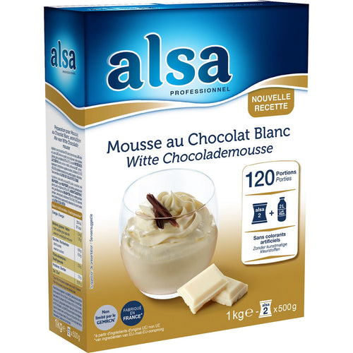 alsa White Chocolate Mousse 1 kg