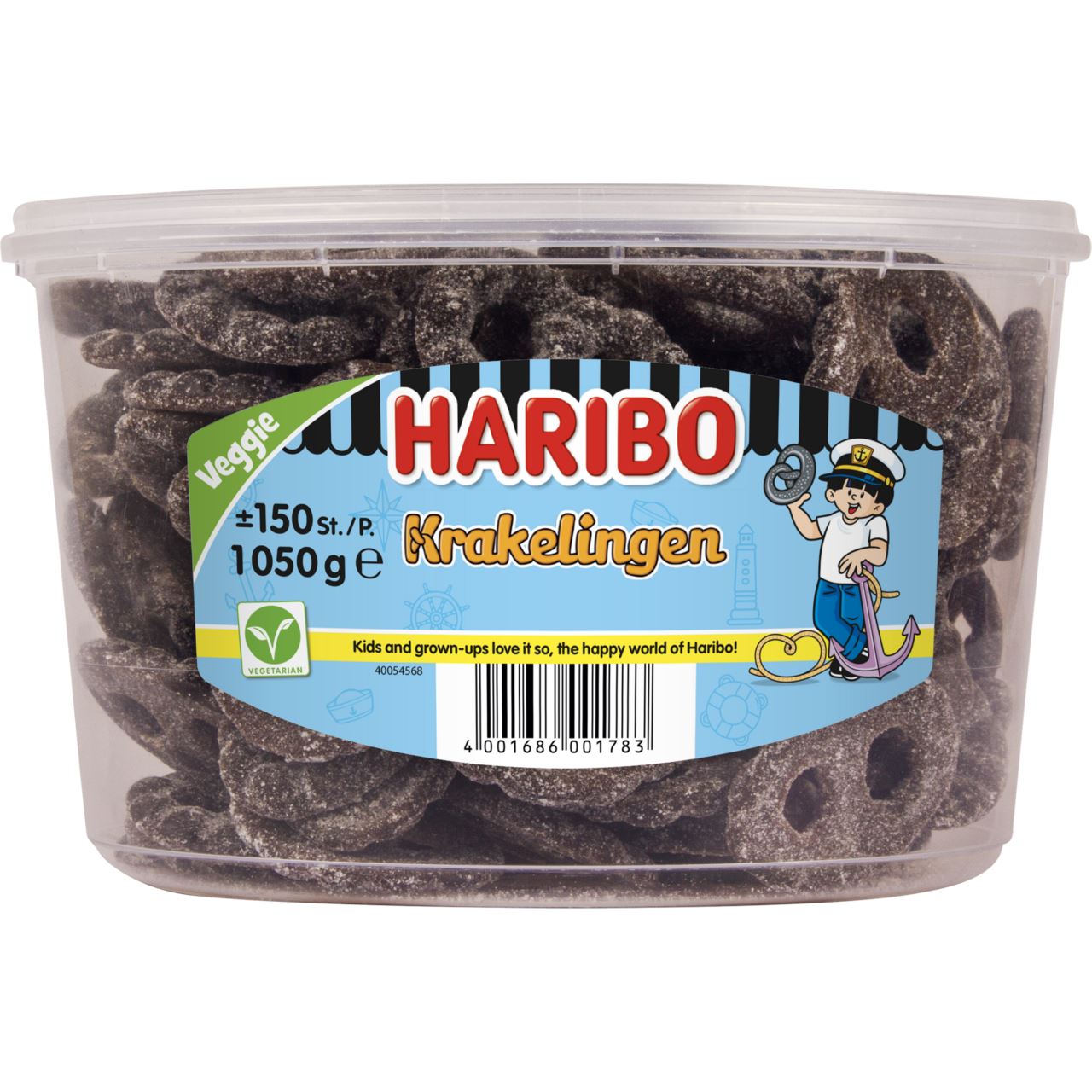 HARIBO Pretzels 150 pieces 1.05 kg