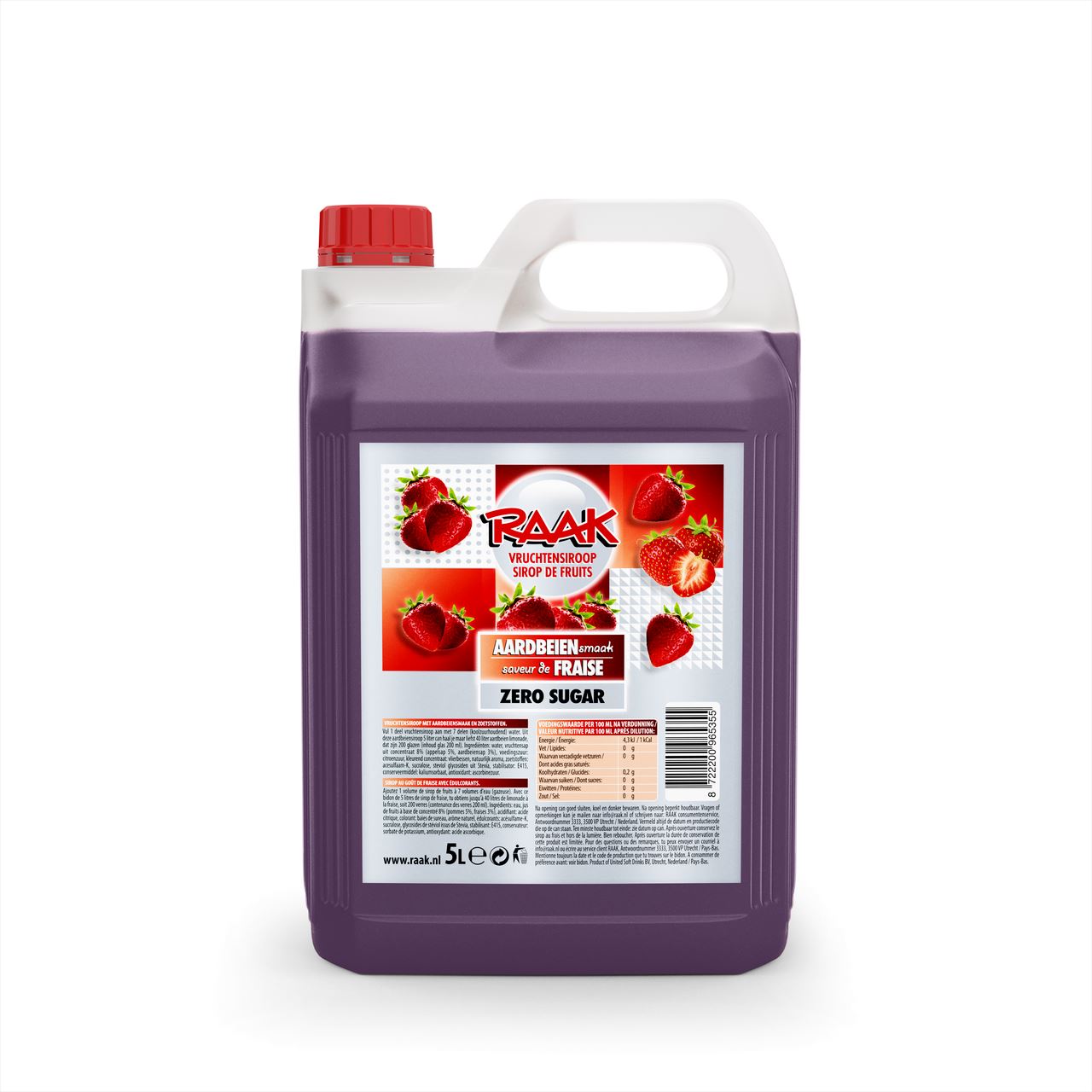 RAAK Zero Strawberry 5 l
