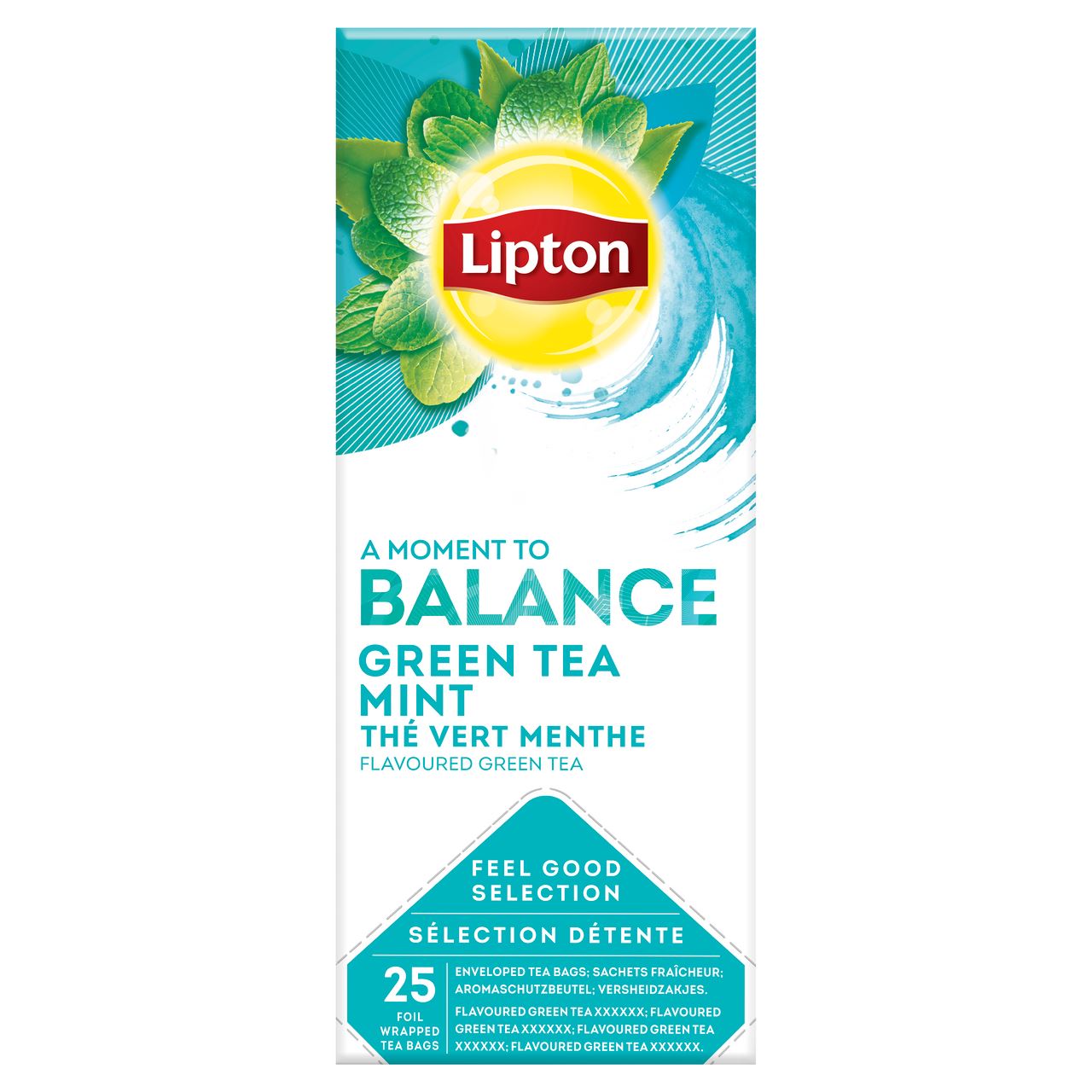 Lipton Feel Good Selection Green tea mint 25 pieces 40 g