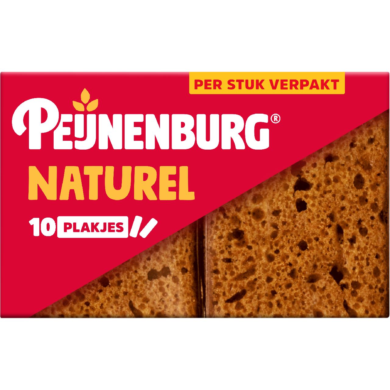 Peijnenburg Breakfast Biscuit Natural, individually packed 10 x 28 g