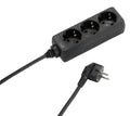 aro Power strip 1.4 m Black