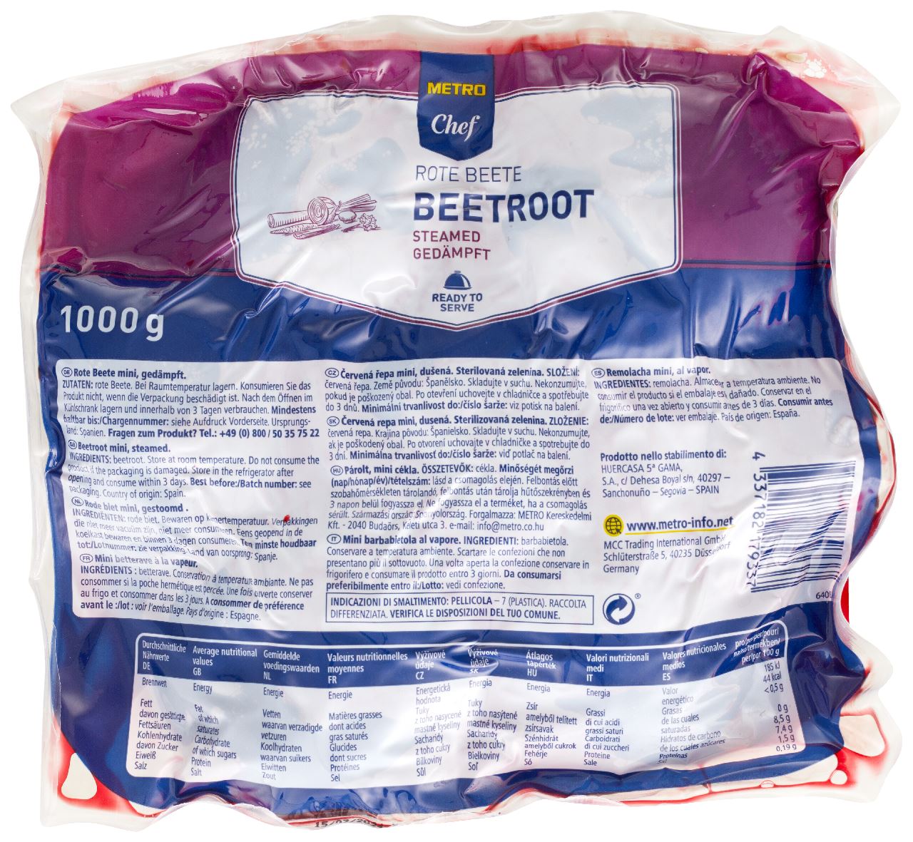  Beetroot Red cooked 1 kg