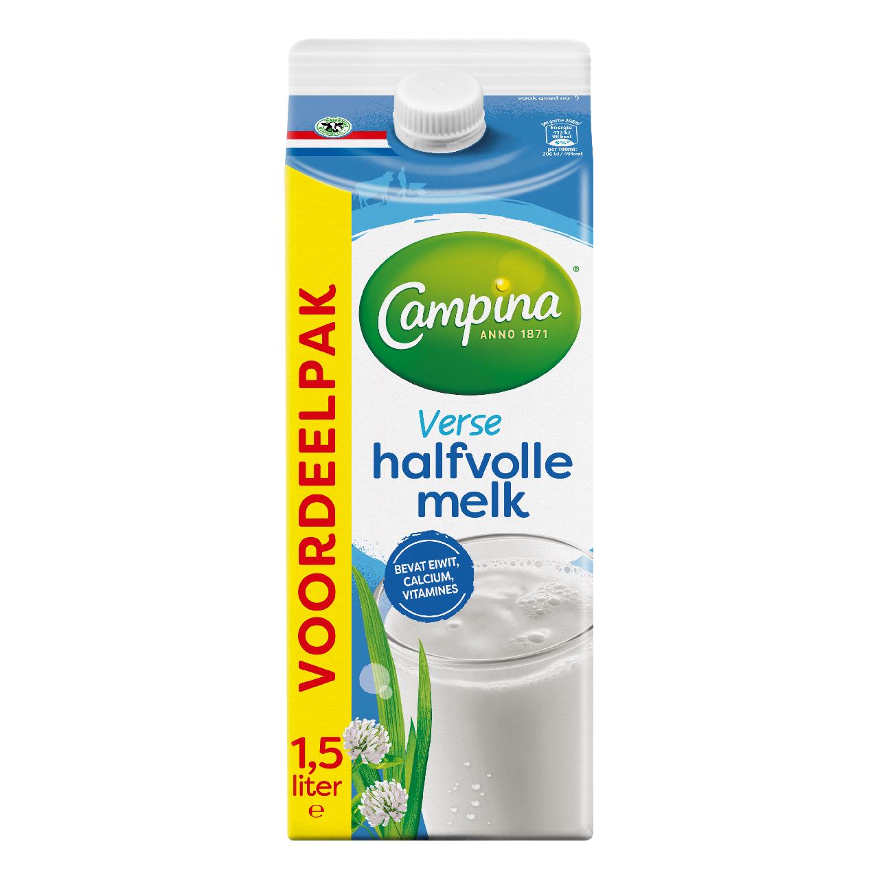 Campina Semi-skimmed Milk 1.5 l