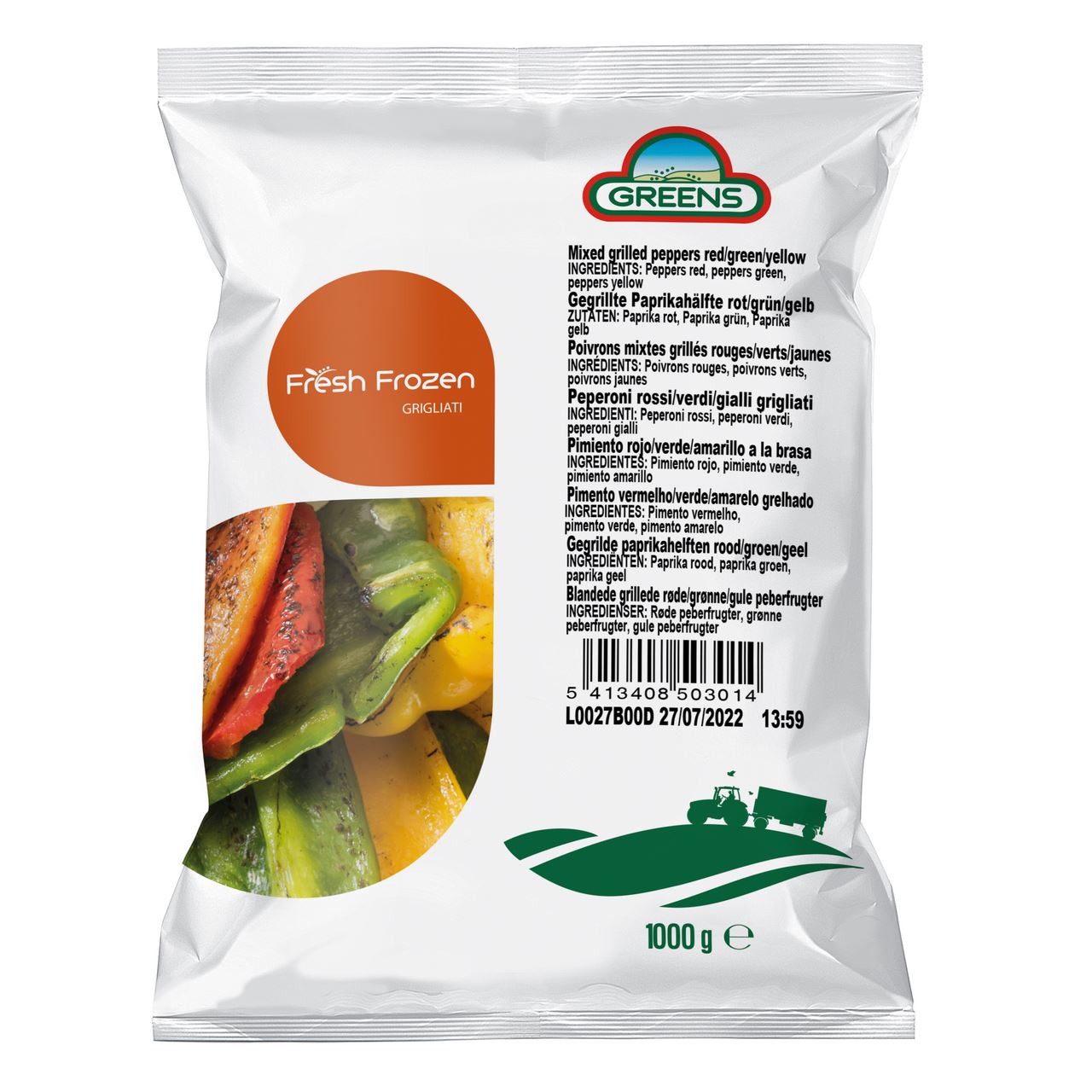 GREENS Grilled Pepper Mix 1 kg