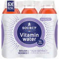 Sourcy Vitamin Water Blackberry Blueberry sugar-free 6 x 50 cl