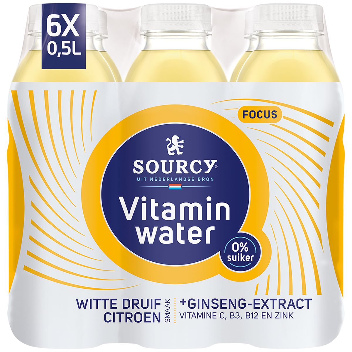 Sourcy Vitamin Water Grape Lemon sugar-free 6 x 50 cl