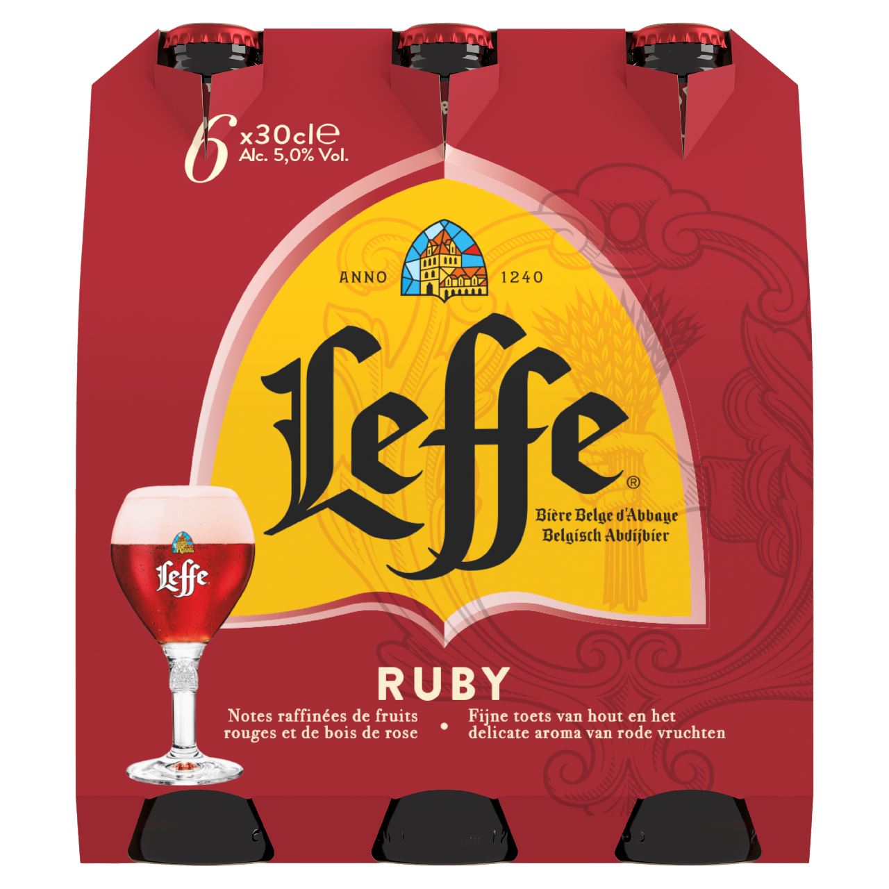 Leffe Ruby bottle 6 x 30 cl 5%