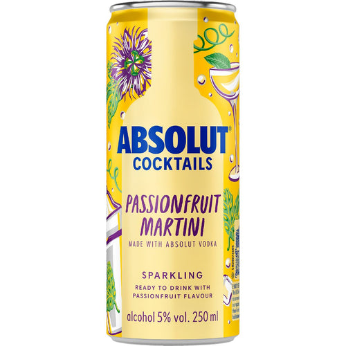 Absolut Passionfruit Martini 12 x 25 cl 5%