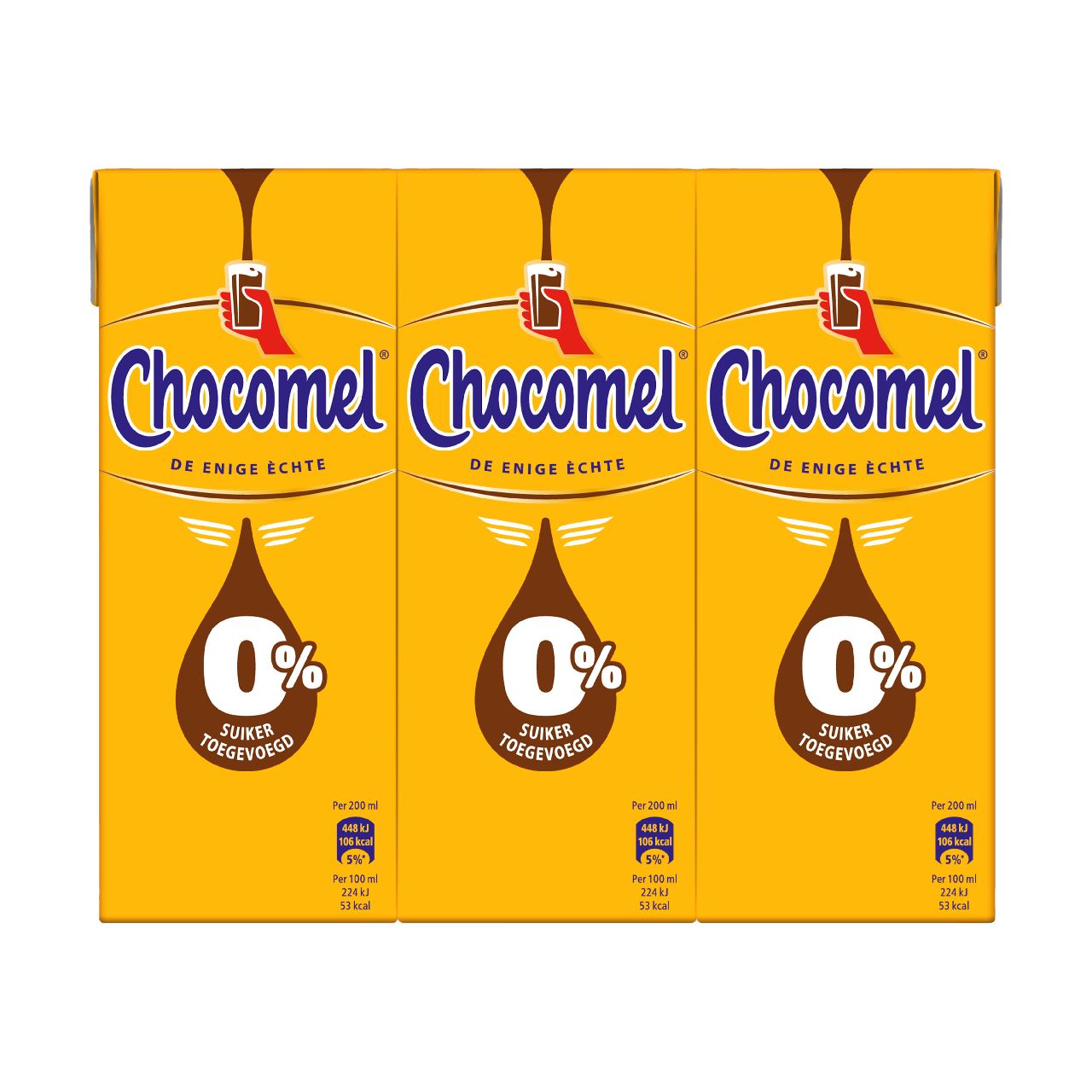 Chocomel 0% pack 6 x 20 cl