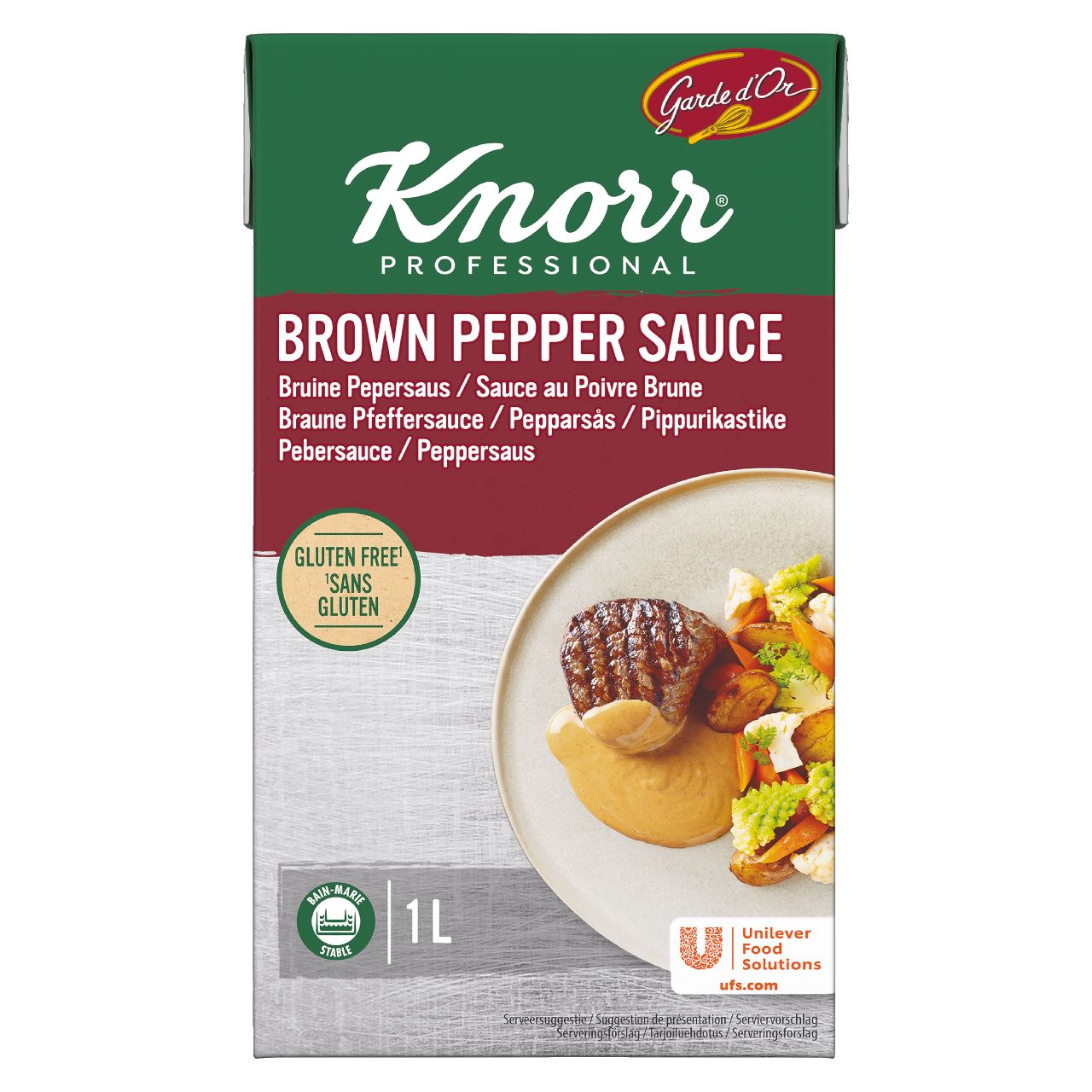 Knorr Garde d'Or Brown Pepper Sauce 1 l