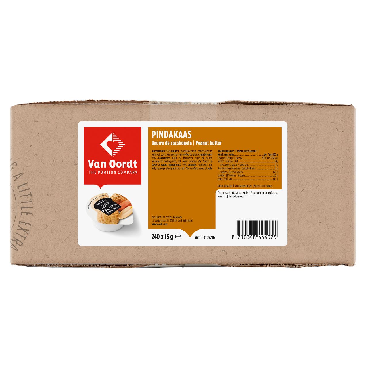 Van Oordt Peanut Butter cups 240 x 15 g