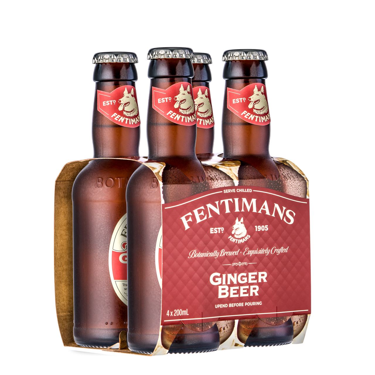FENTIMANS Ginger Beer 4 x 20 cl
