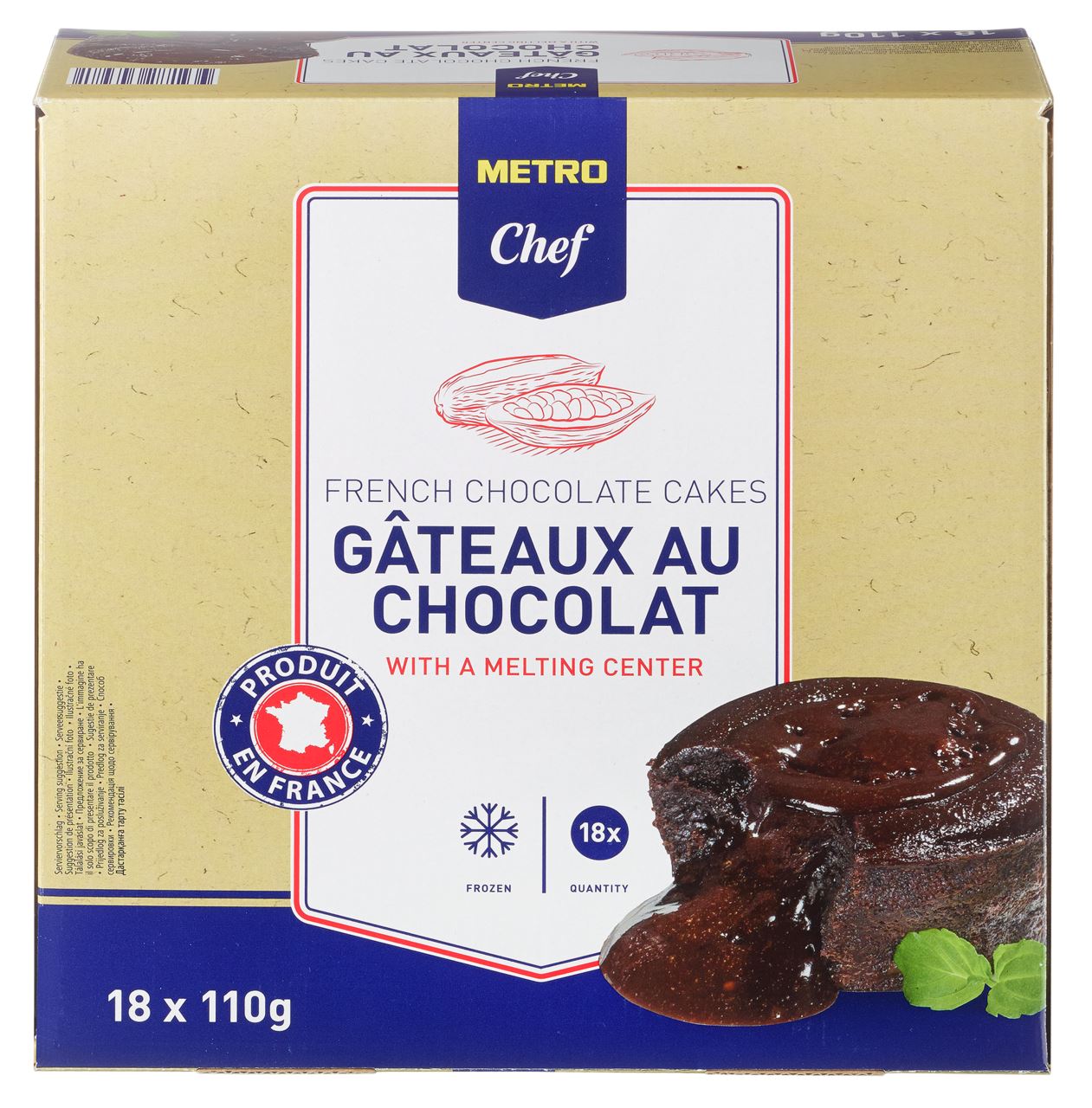 Lava Cakes with Melting Heart 18 x 110 g