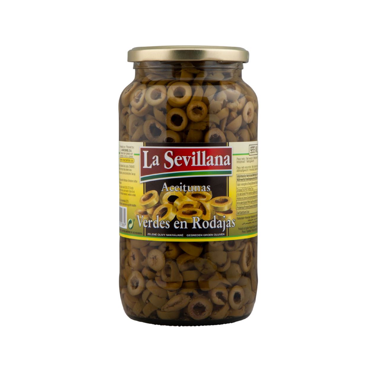 La Sevillana Green Olives sliced ​​935 g