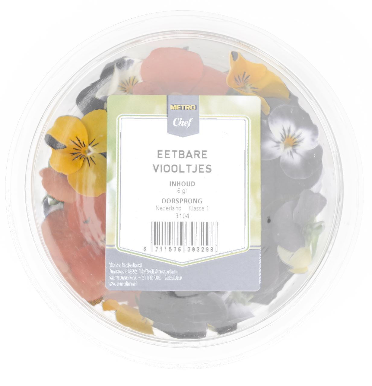 Edible Flower Pansy 22 pieces