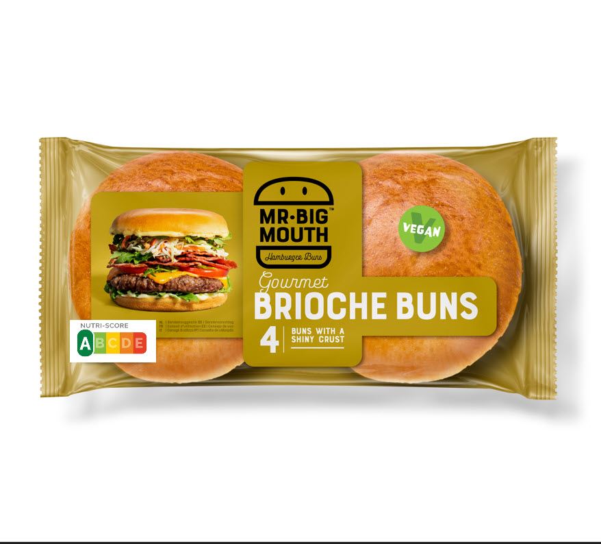 Big Mouth Brioche Bun 4 x 81 g