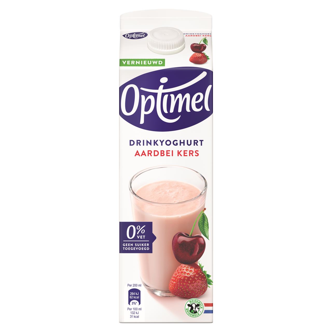 Optimel Drink Strawberry Cherry 1 l
