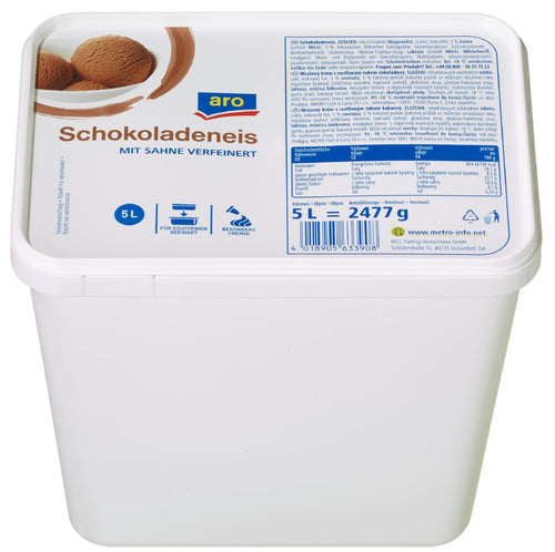 aro Scoop Ice Cream Chocolate 5 l