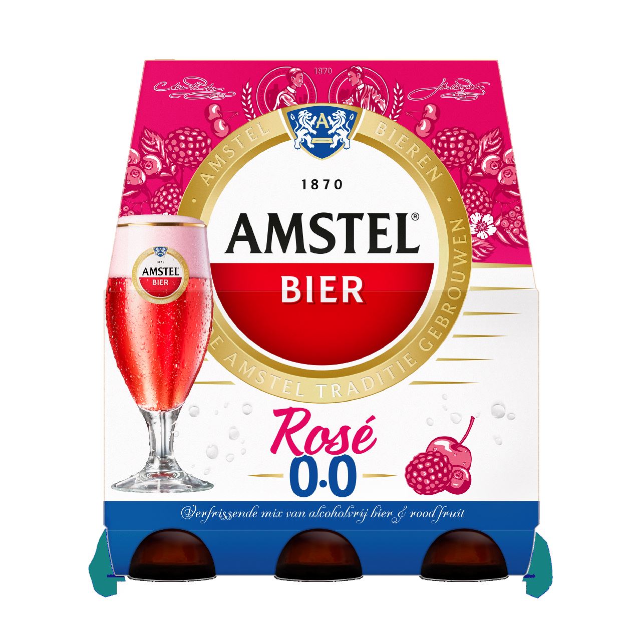 AMSTEL Rosé 0.0% crate 6 x 30 cl