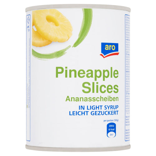 aro Pineapple slices in light syrup 3.1 l