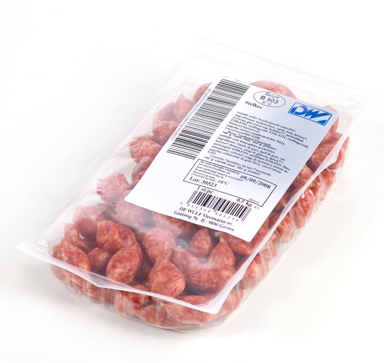 De Wulf Stefkes Natural 500 g