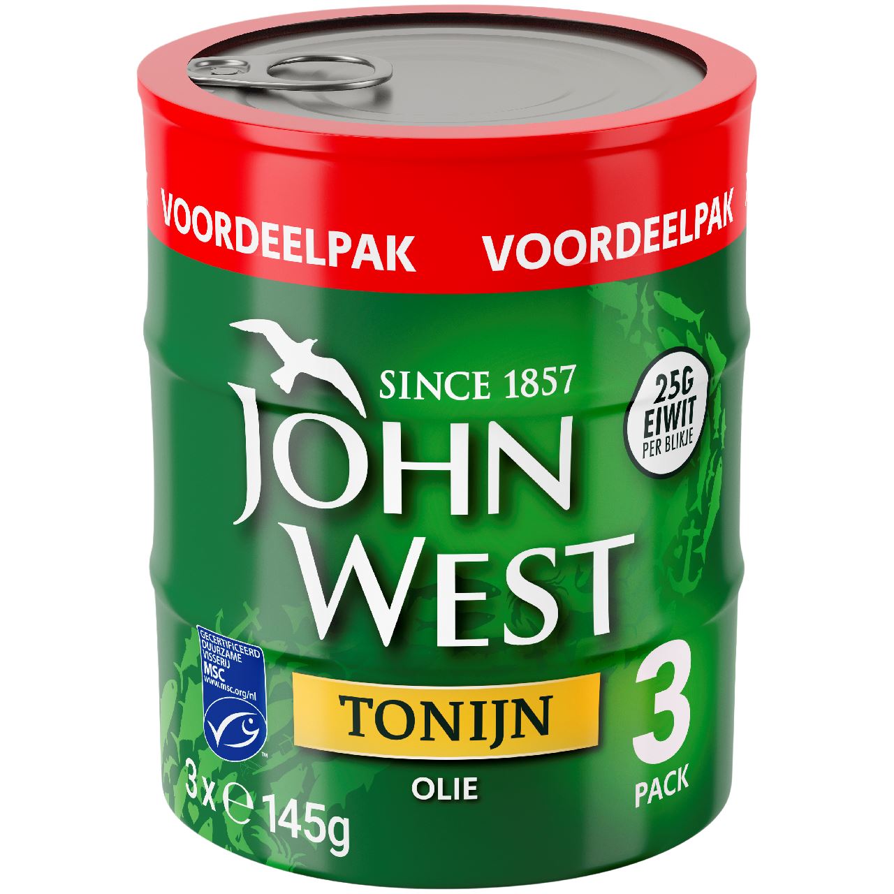 John West Tuna Pieces in Sunflower Oil 3 x 145 g