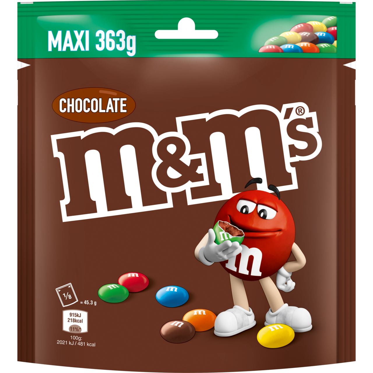 M&M's Choc Maxi Bag 363 g