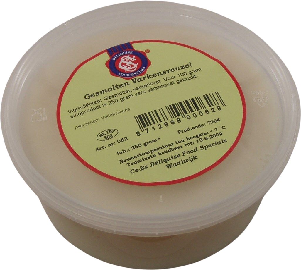 Pork lard 250 g pcs